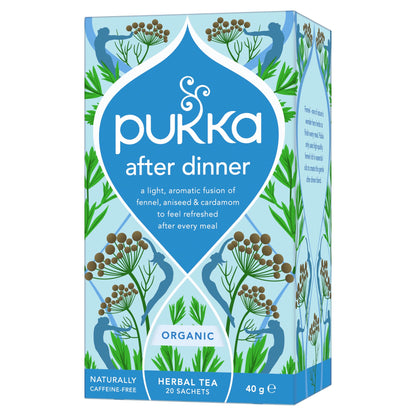 Pukka Organic After Dinner Tea With Fennel for Digestion 20 Herbal Tea Bags 40g — image 2