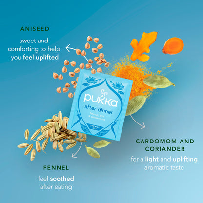 Pukka Organic After Dinner Tea With Fennel for Digestion 20 Herbal Tea Bags 40g — image 3