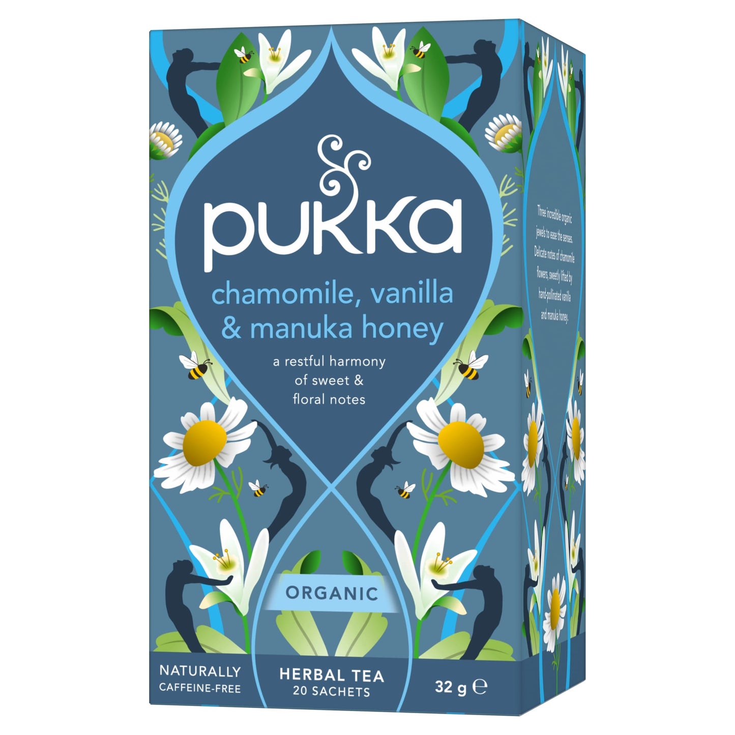 Pukka Organic Chamomile, Vanilla & Manuka Honey Tea 20 Herbal Tea Bags 32g — image 2