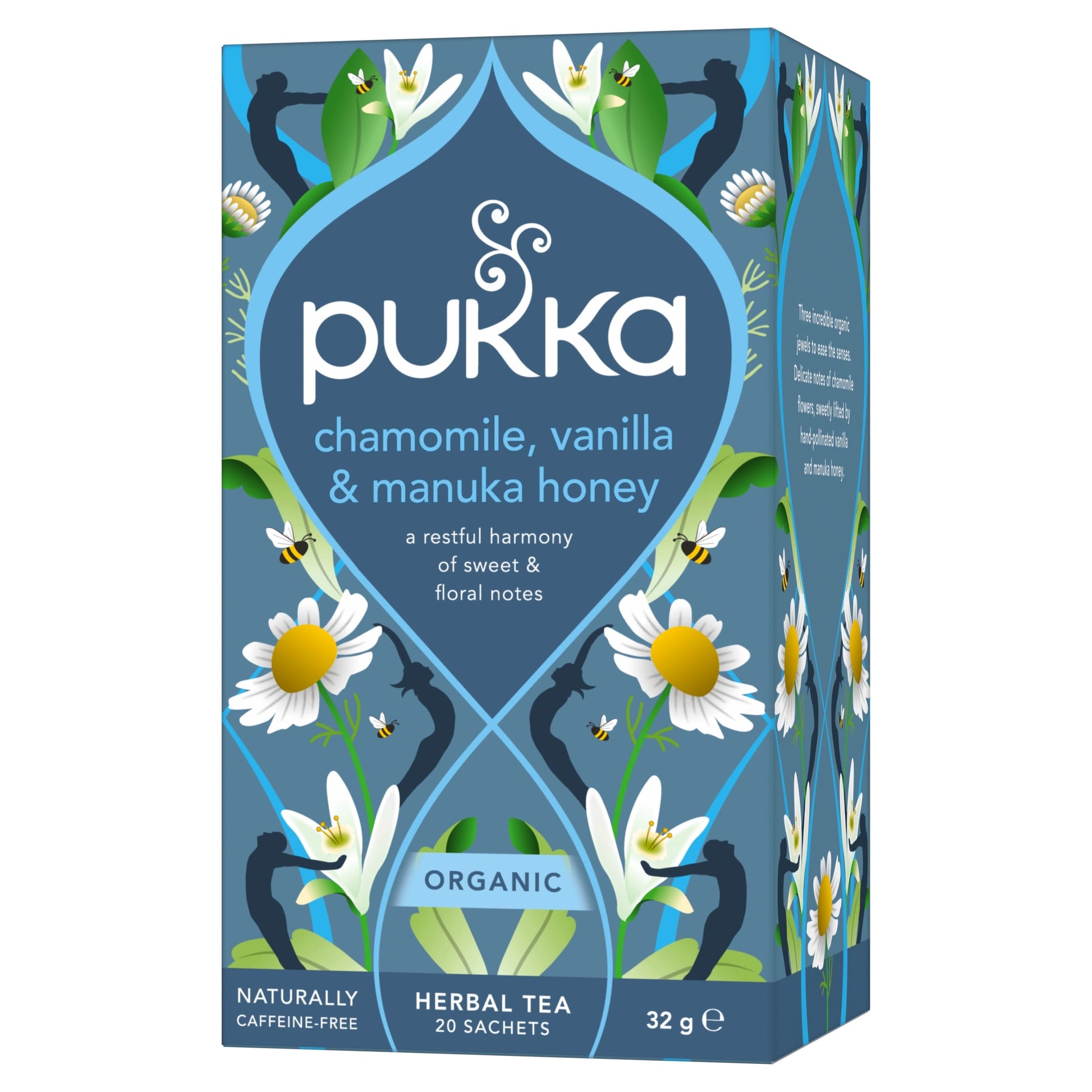 Pukka Organic Chamomile, Vanilla & Manuka Honey Tea 20 Herbal Tea Bags 32g — image 2