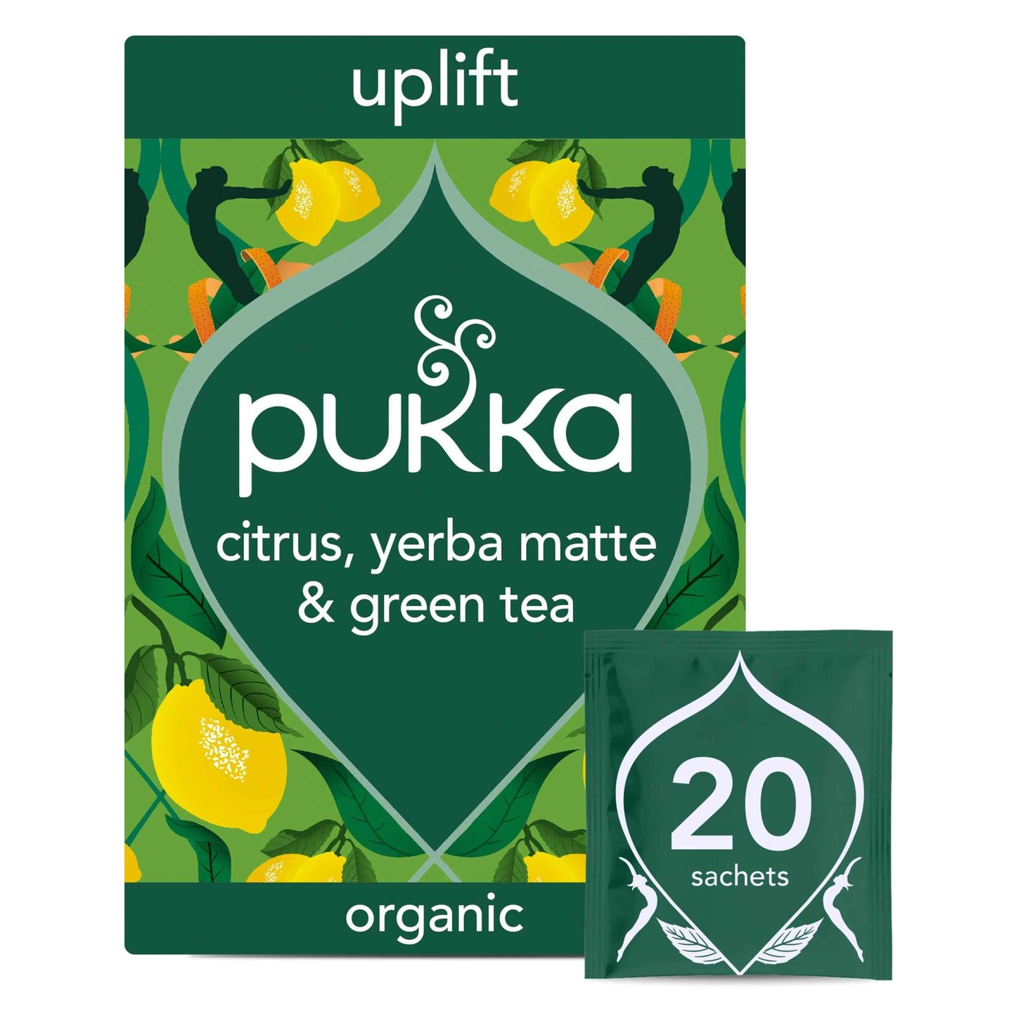 Pukka Organic Citrus Yerba Green 20 Sachets 36g