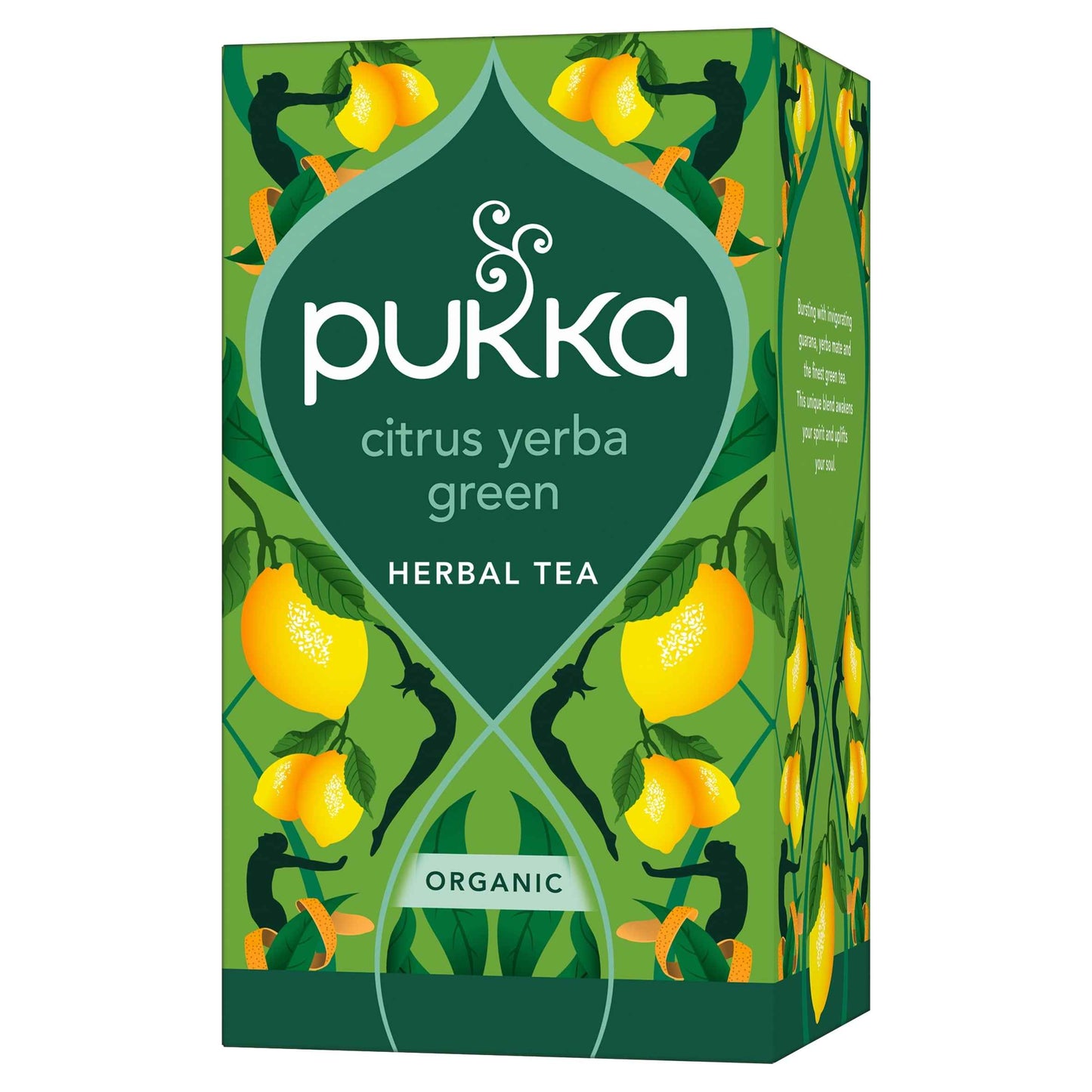 Pukka Organic Citrus Yerba Green 20 Sachets 36g