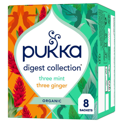 Pukka Organic Digest Collection With Peppermint And Ginger 8 Tea Bags