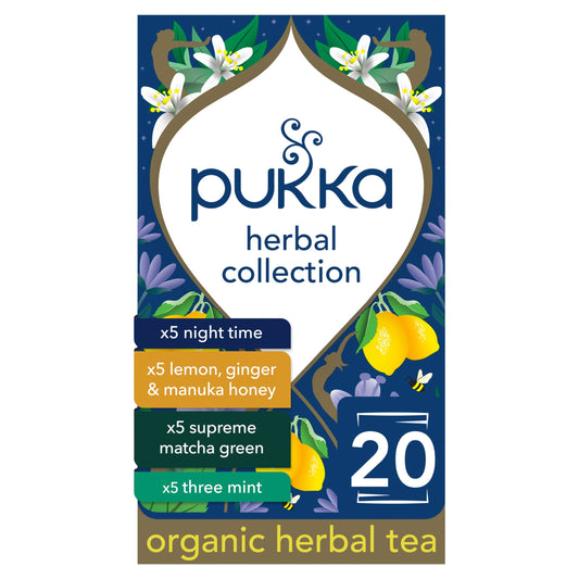 Pukka Organic Herbal Collection 20 Herbal Tea Sachets 29g — image 1