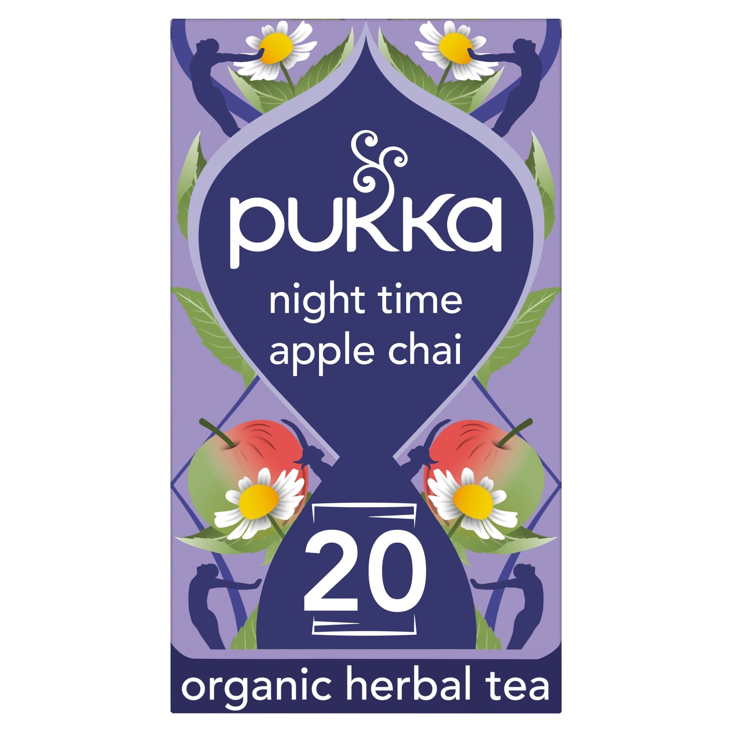 Pukka Organic Night Time Apple Chai Herbal Tea With Chamomile 20 Sleep Tea Bags 36g — image 1