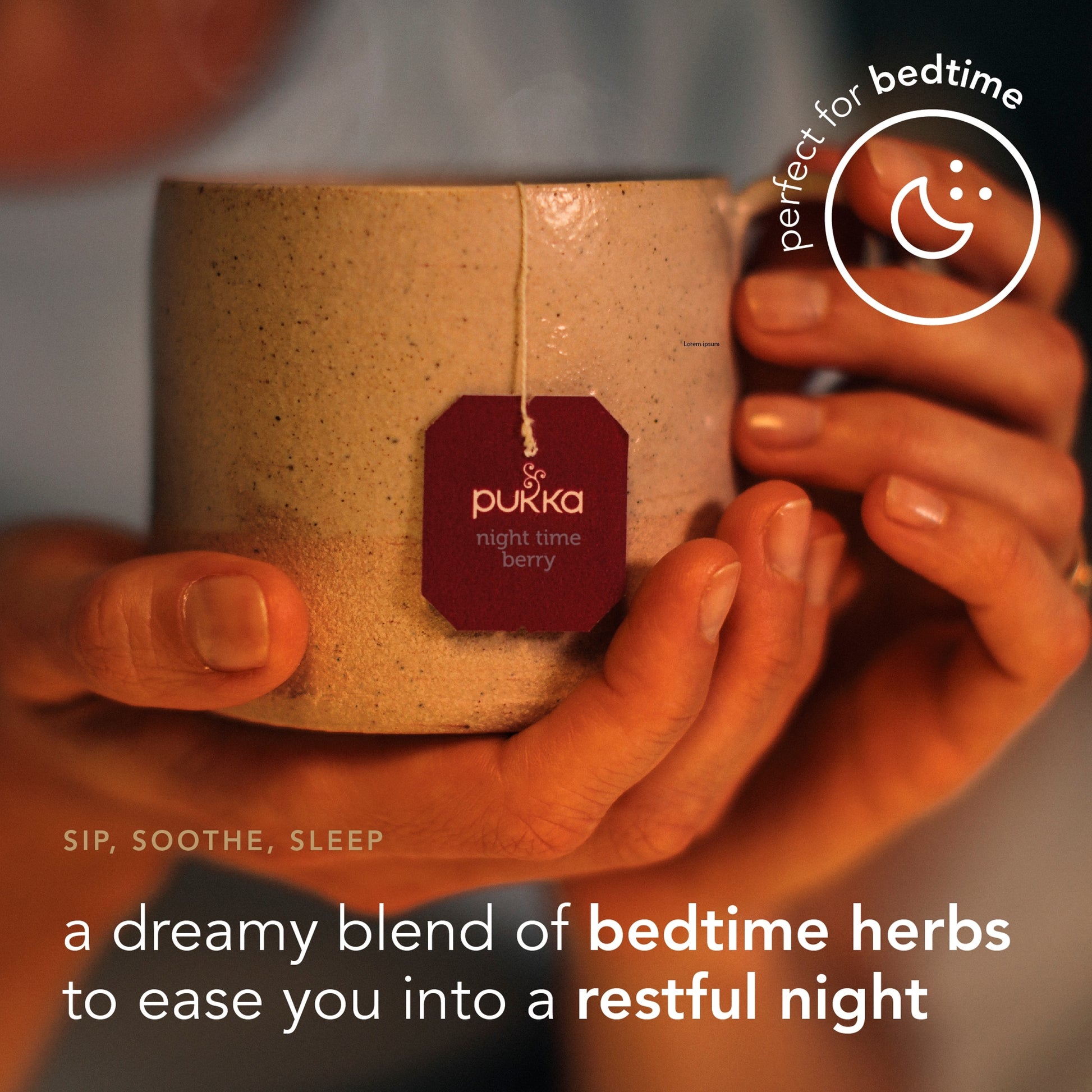 Pukka Organic Night Time Berry Herbal Tea With Chamomile 20 Sleep Tea Bags 32g — image 4