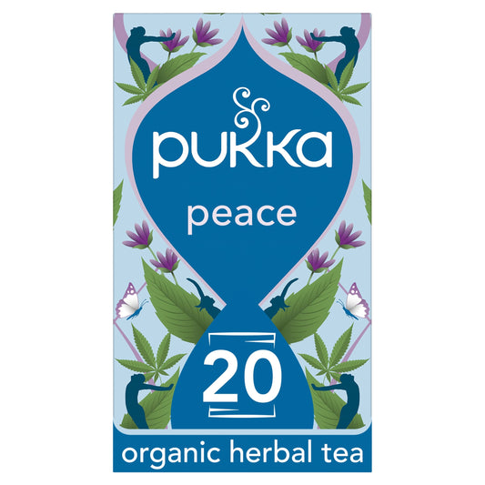 Pukka Organic Peace Herbal Tea With Chamomile 20 Herbal Tea Bags 30g — image 1