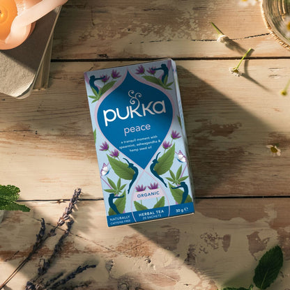 Pukka Organic Peace Herbal Tea With Chamomile 20 Herbal Tea Bags 30g — image 3