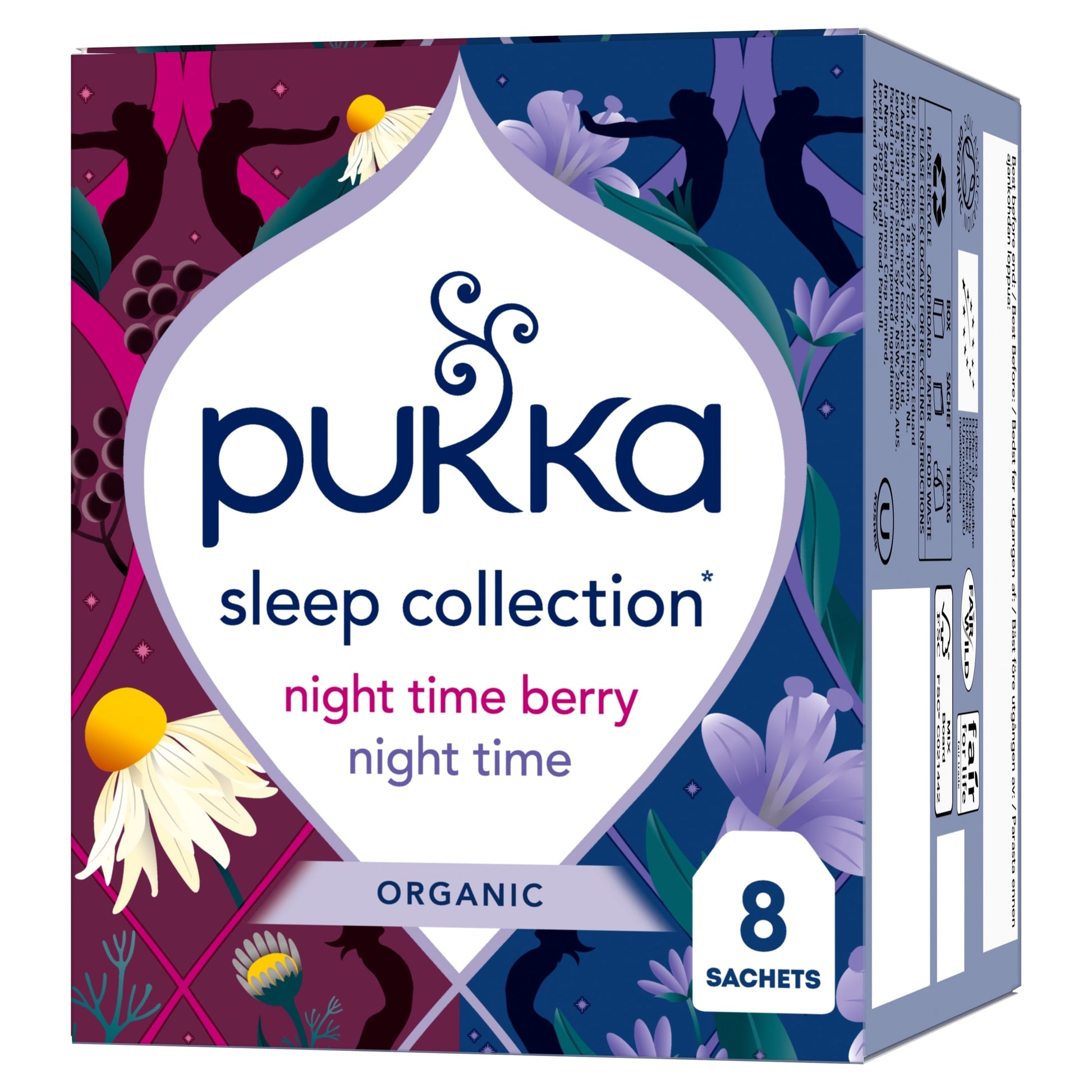 Pukka Organic Sleep Collection with Night Time Chamomile 8 Tea Bags 10.4g — image 2