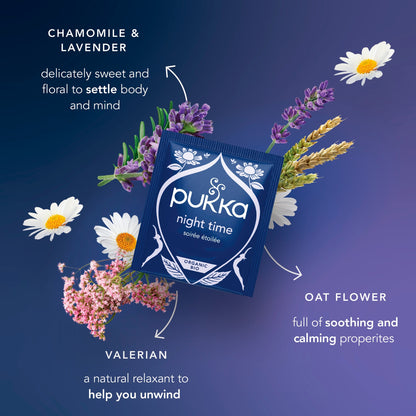 Pukka Organic Sleep Collection with Night Time Chamomile 8 Tea Bags 10.4g — image 3