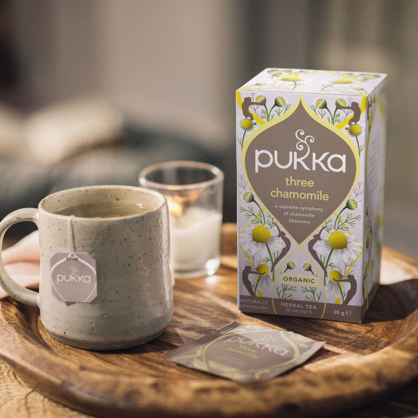 Pukka Organic Three Chamomile Herbal Tea 20 Tea Bags 30g — image 2