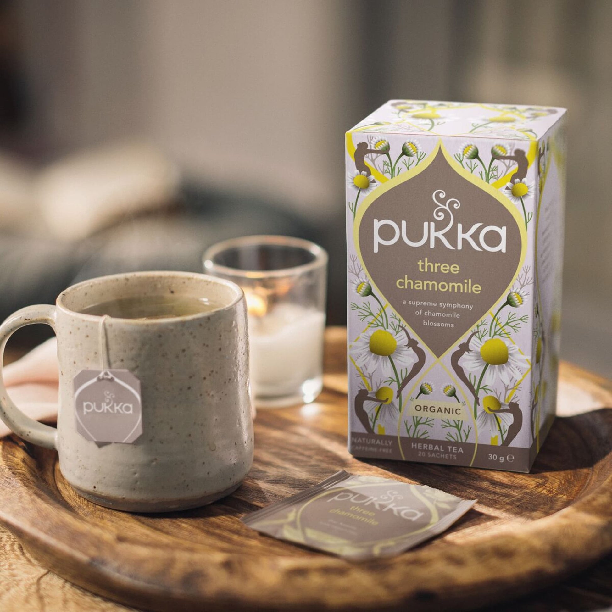 Pukka Organic Three Chamomile Herbal Tea 20 Tea Bags 30g — image 2