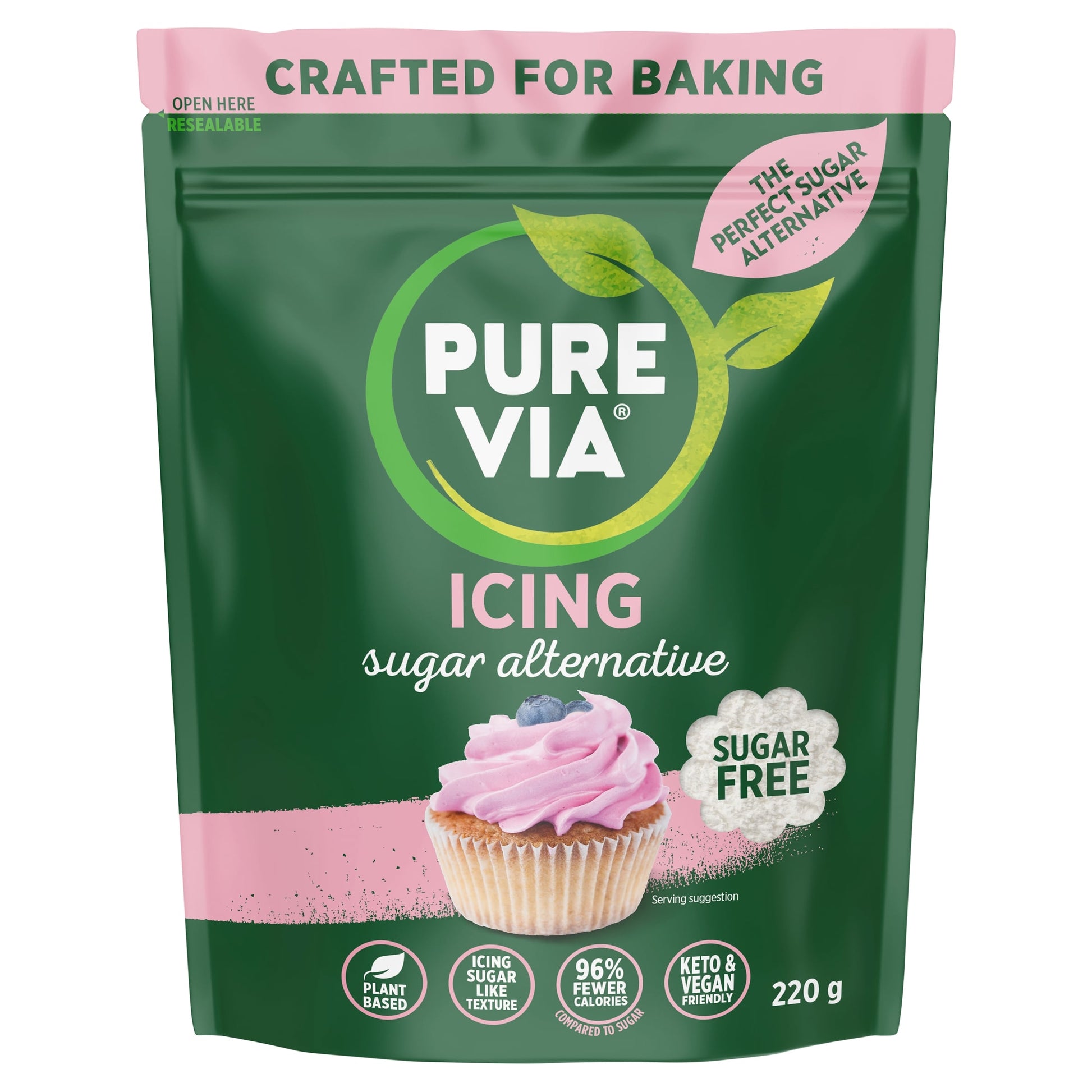 Pure Via Baker's Secret Icing Sugar Alternative 220G — image 1