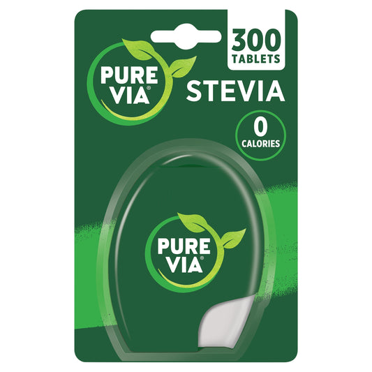 Pure Via Stevia Leaf Sweetener 300 Tablets 25.5g — image 1