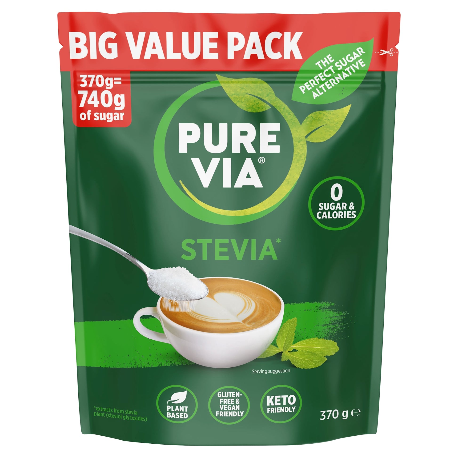 Pure Via Stevia Sweetener 370g — image 1