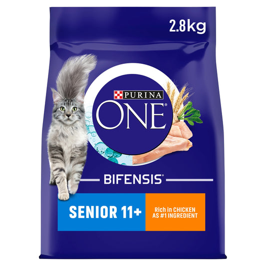 Purina One 11+ Dry Cat Food Chicken 2.8Kg — image 1