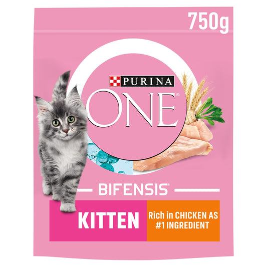 Purina One Kitten Dry Cat Food Chicken 750G — image 1