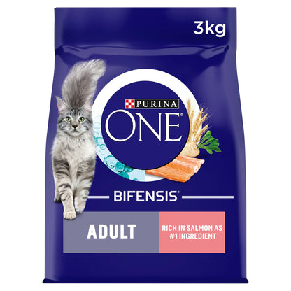 PURINA ONE Salmon Dry Cat Food 3kg — image 1