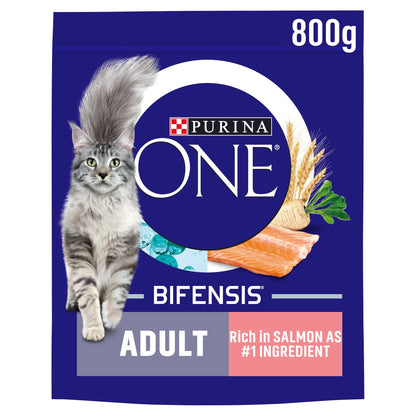 PURINA ONE Salmon Dry Cat Food 800g — image 1