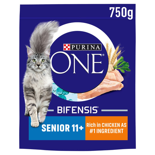 PURINA ONE Senior 11+ Chicken Dry Cat Food 750g — image 1
