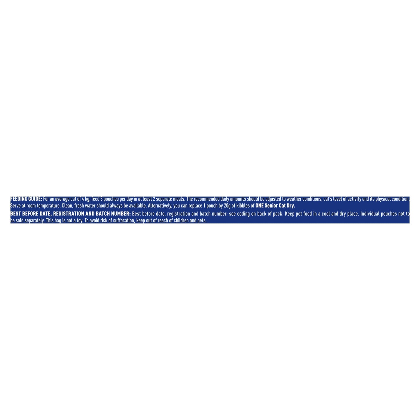 Purina One Senior 7+ Mini Fillets Mixed Selection Wet Cat Food 40x85g — image 3