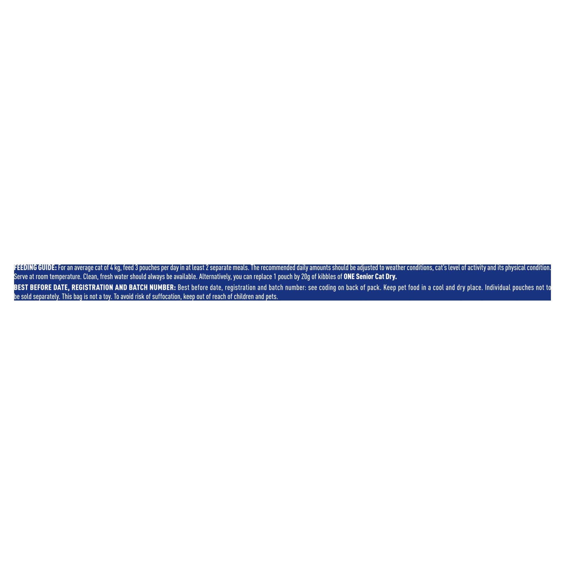 Purina One Senior 7+ Mini Fillets Mixed Selection Wet Cat Food 40x85g — image 3