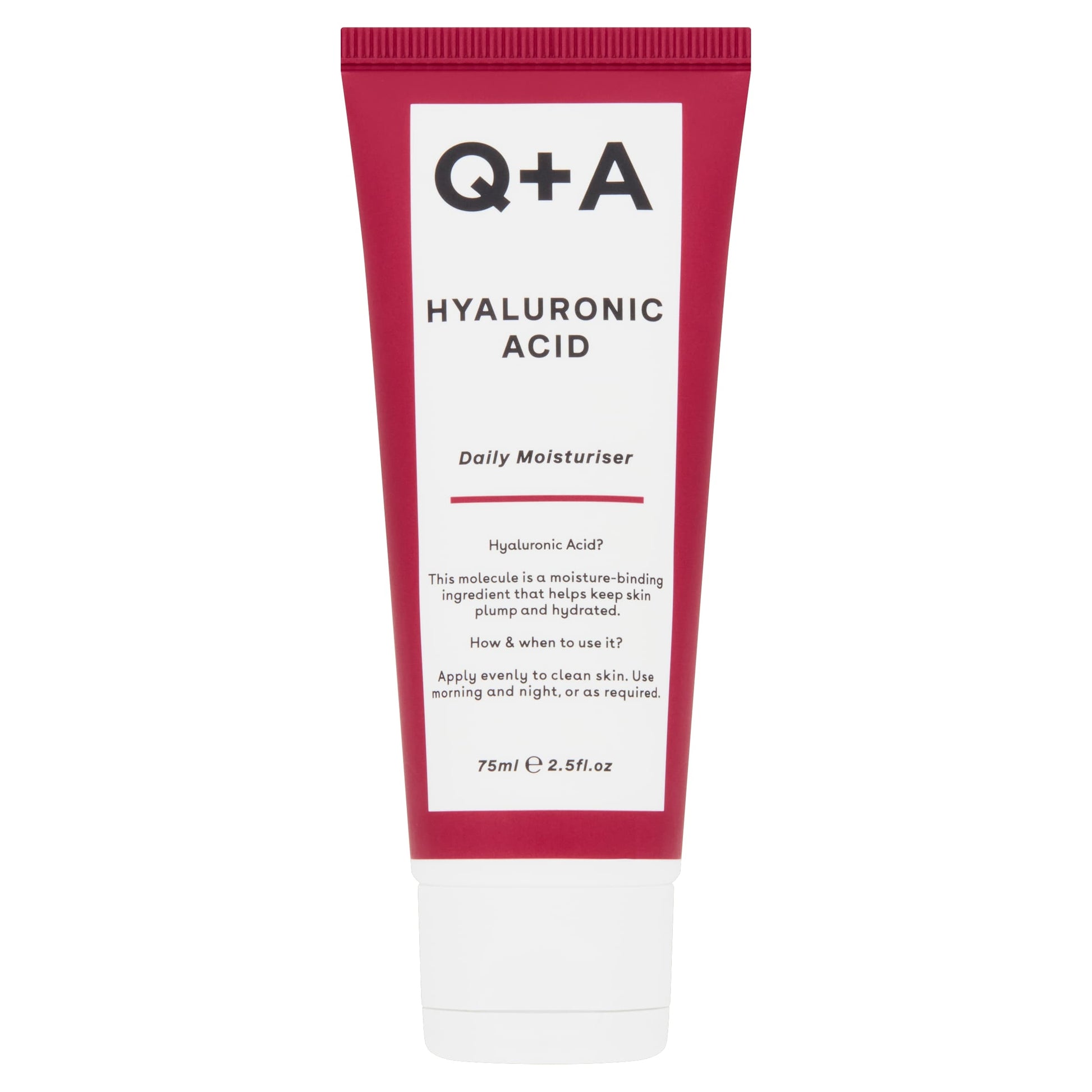 Q+A Hyaluronic Acid Daily Moisturiser 75ml — image 1