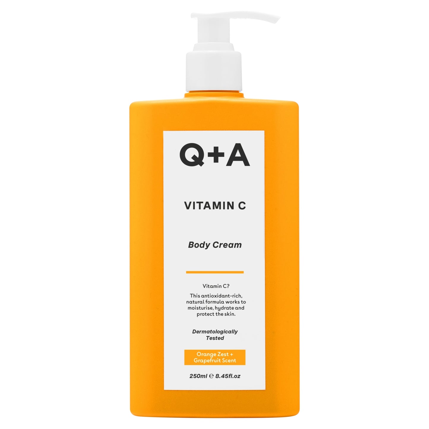 Q+A Vitamin C Body Cream 250ml — image 1