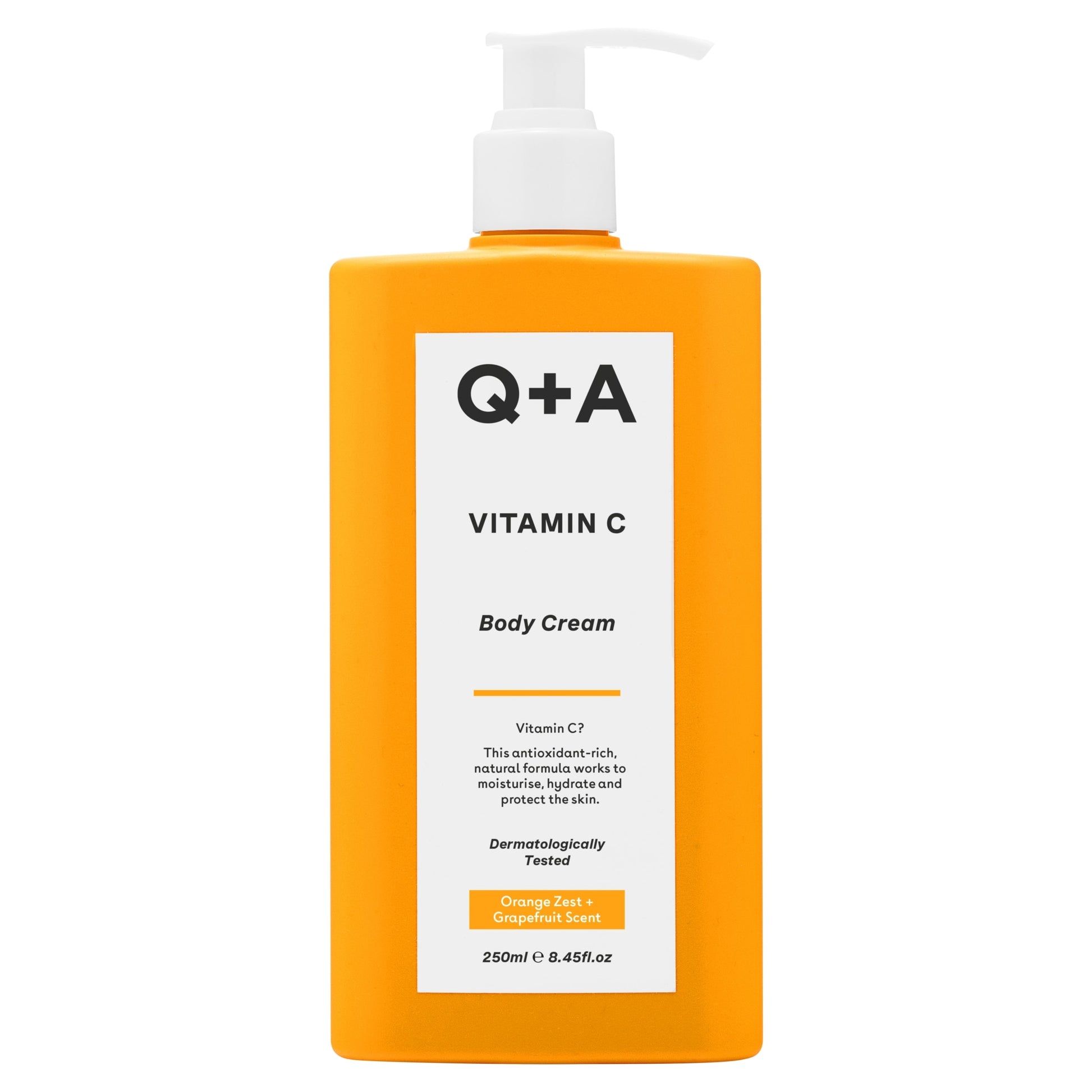 Q+A Vitamin C Body Cream 250ml — image 1