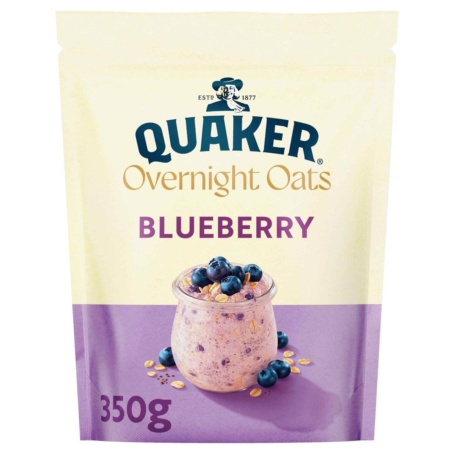 QUAKER Blueberry Overnight Oats 350g