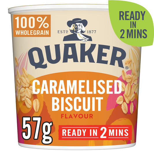 Quaker Caramelised Biscuit Porridge Pot 57g — image 1