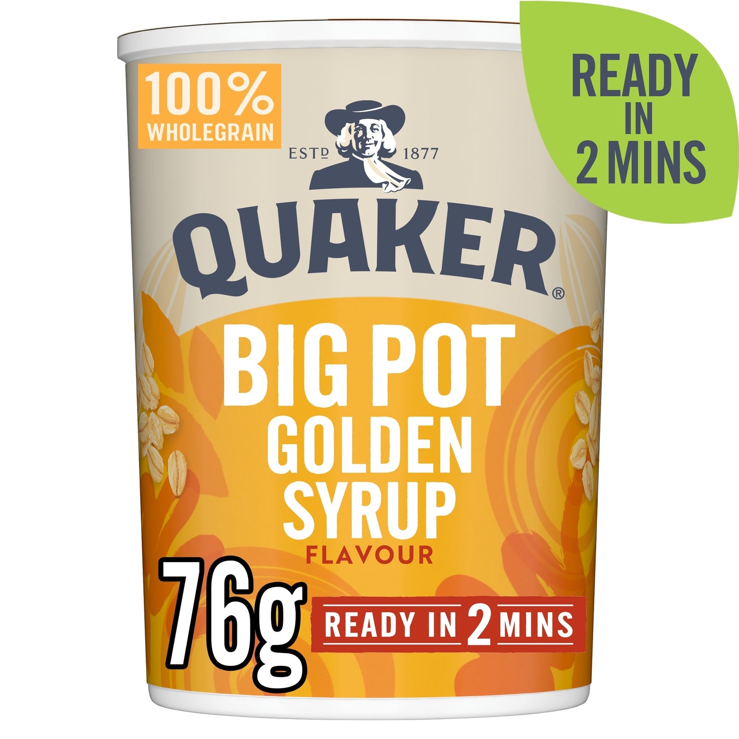 Quaker Golden Syrup Porridge Big Pot 76g — image 1