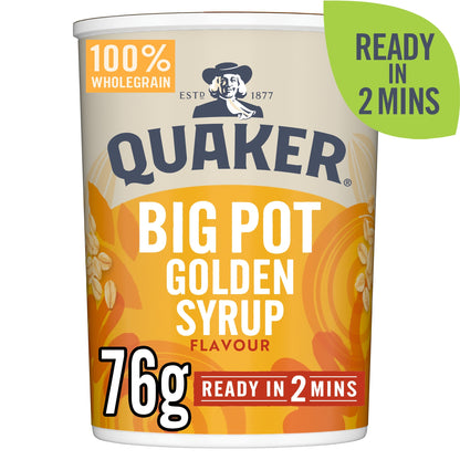 Quaker Golden Syrup Porridge Big Pot 76g — image 1