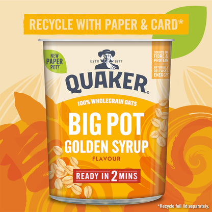 Quaker Golden Syrup Porridge Big Pot 76g — image 2