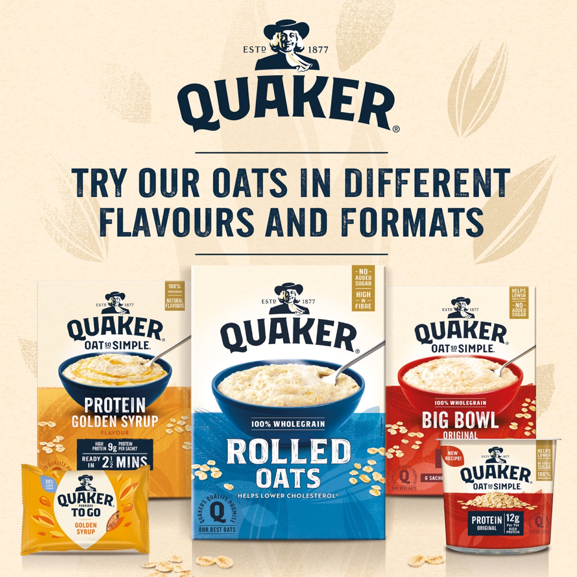 Quaker Oat So Simple Big Bowl Original Porridge Sachets 6x38.5g — image 2