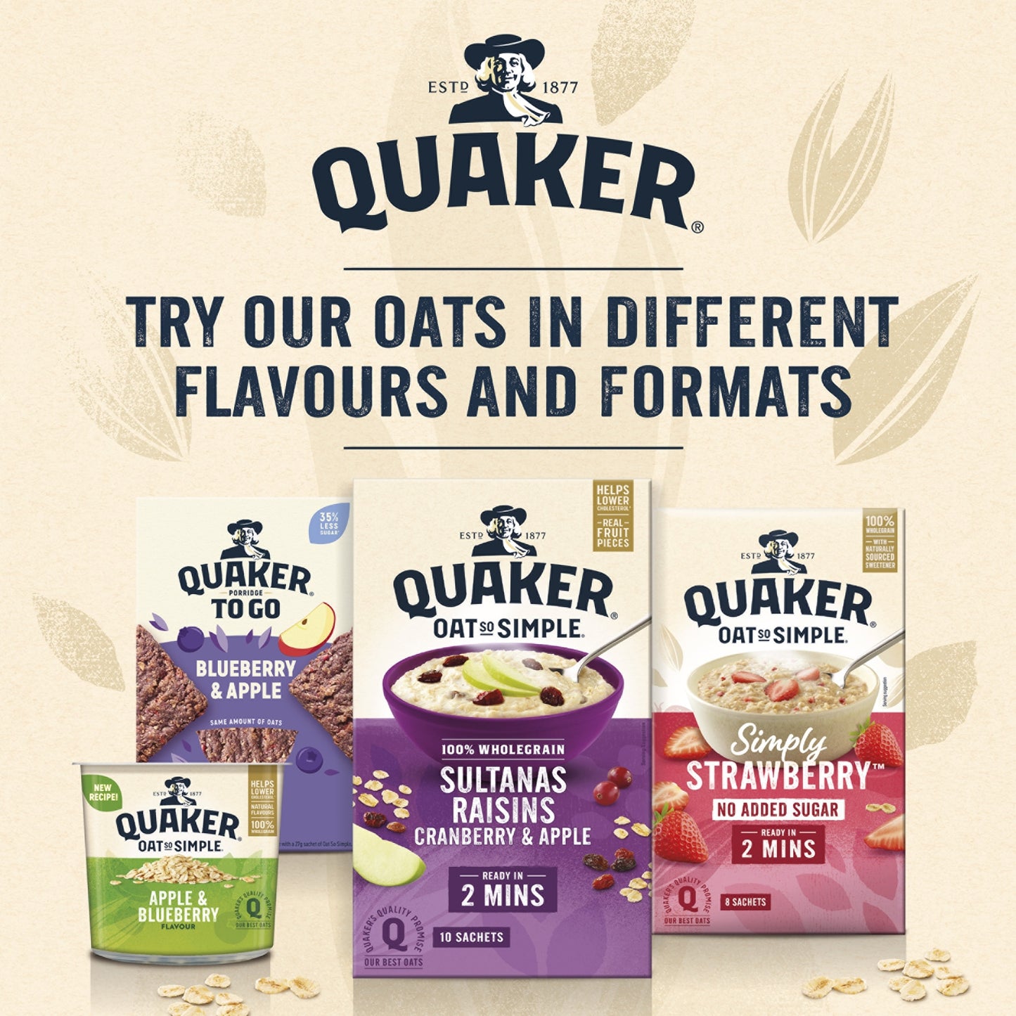 Quaker Oat So Simple Classic Banana Porridge Sachets 10x34.8g — image 3