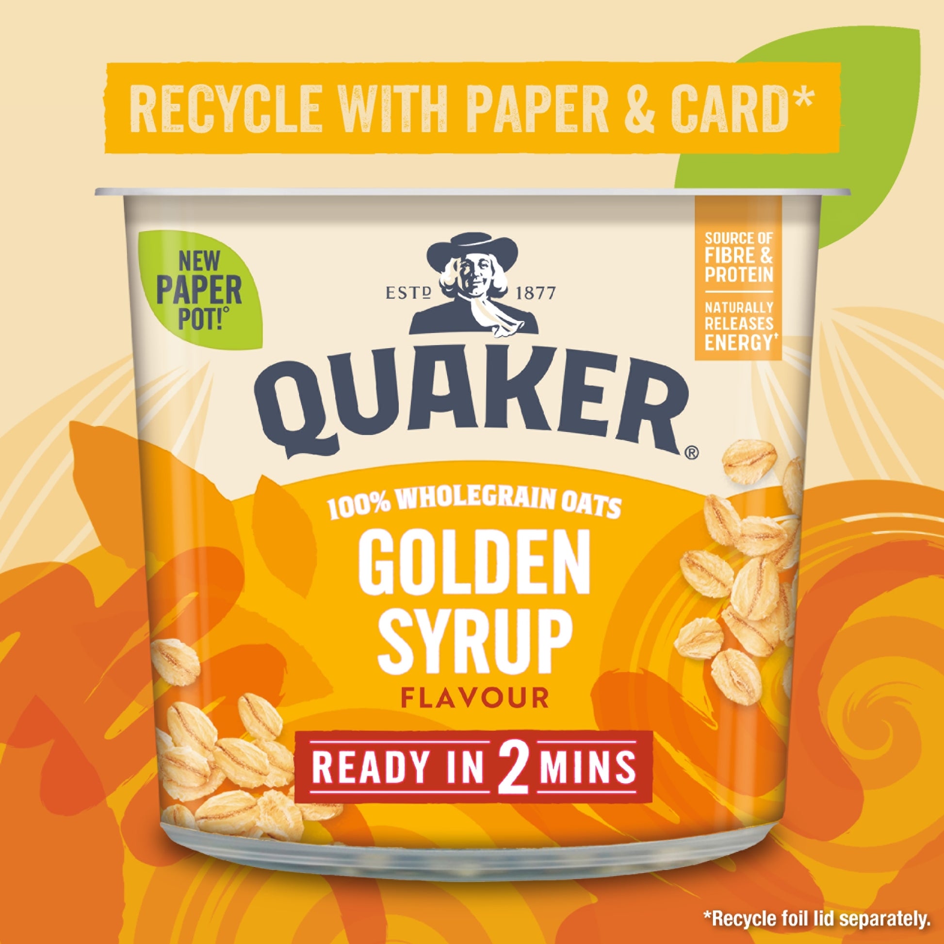 Quaker Oat So Simple Golden Syrup Porridge Pot 57g — image 2