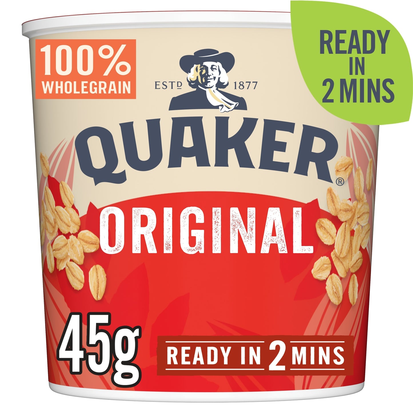 Quaker Oat So Simple Original Porridge Pot 45g — image 1