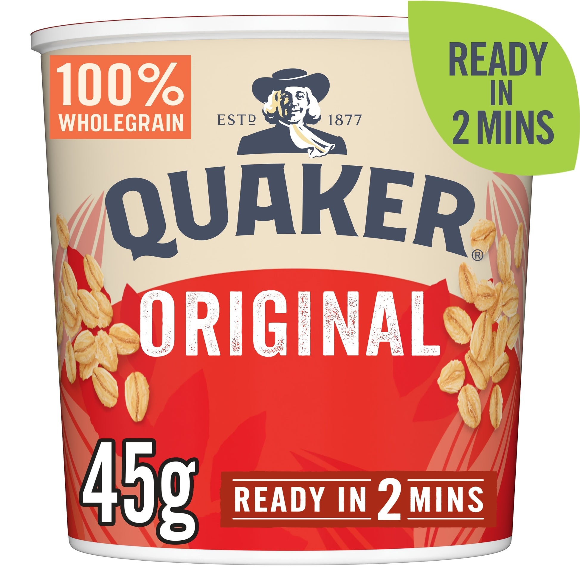 Quaker Oat So Simple Original Porridge Pot 45g — image 1