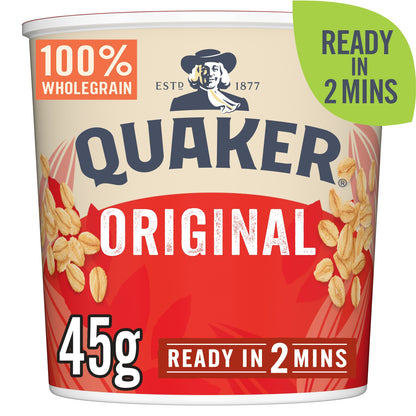 Quaker Oat So Simple Original Porridge Pot 45g — image 1