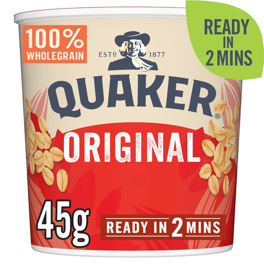 Quaker Oat So Simple Original Porridge Pot 45g — image 1