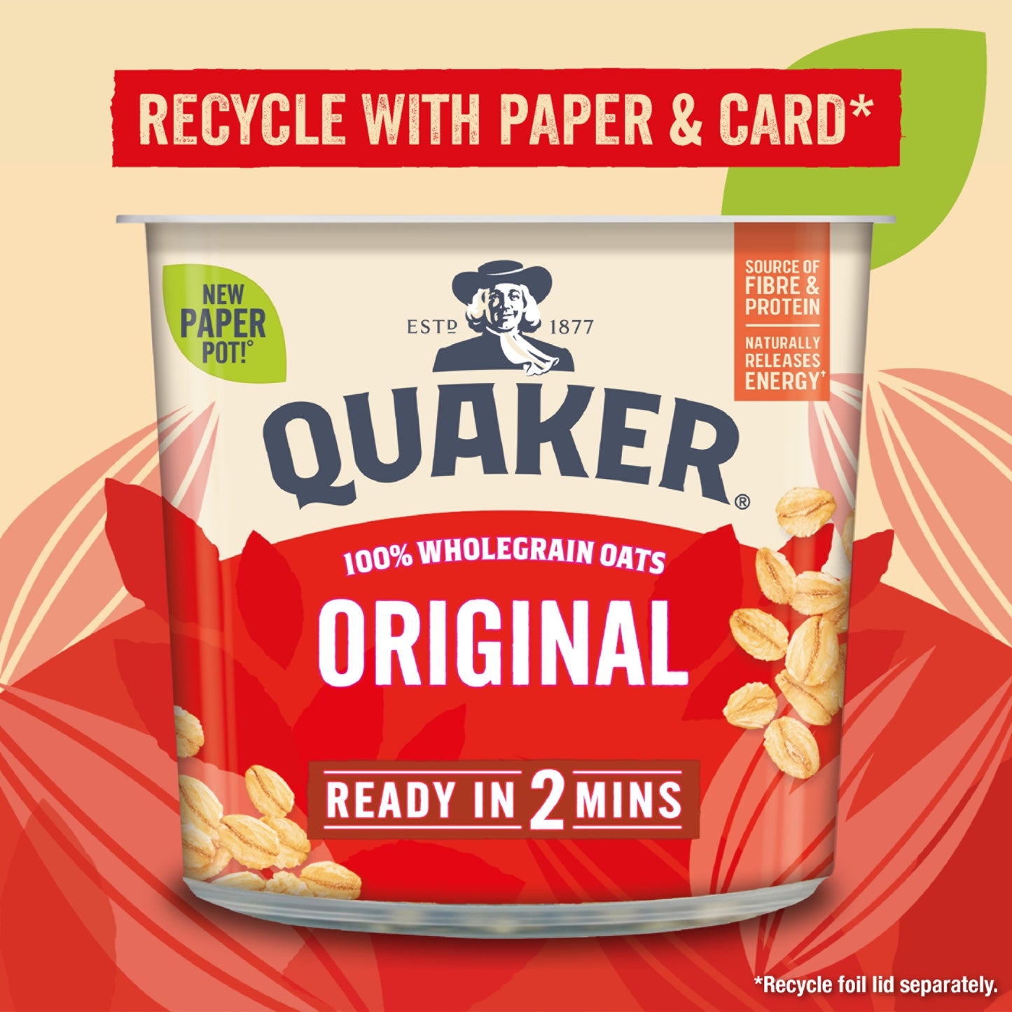 Quaker Oat So Simple Original Porridge Pot 45g — image 2