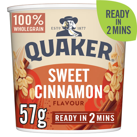 Quaker Oat So Simple Sweet Cinnamon Porridge Pot 57g — image 1
