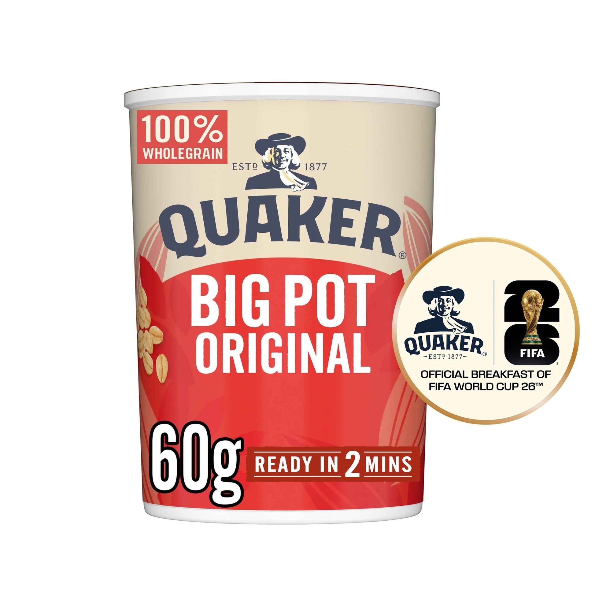 QUAKER Oss Original Oats Big Pot 60g