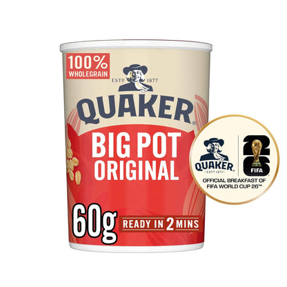QUAKER Oss Original Oats Big Pot 60g