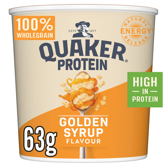 Quaker Protein Oat So Simple Golden Syrup Porridge Pot 63g — image 1