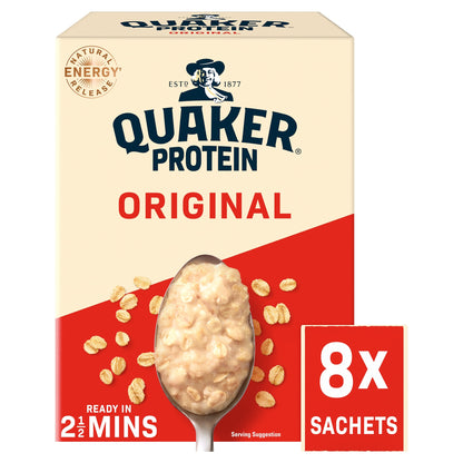 Quaker Protein Oat So Simple Original Porridge Sachets 8x37.75g — image 1