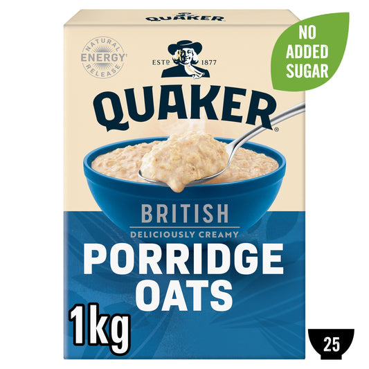 Quaker Rolled Porridge Oats 1kg — image 1