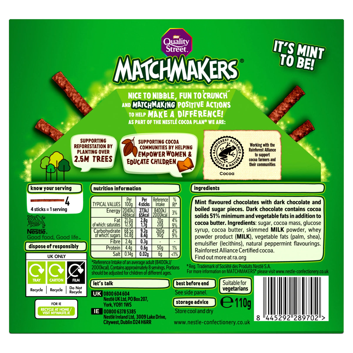 Quality Street Matchmaker Cool Mint 110g — image 3