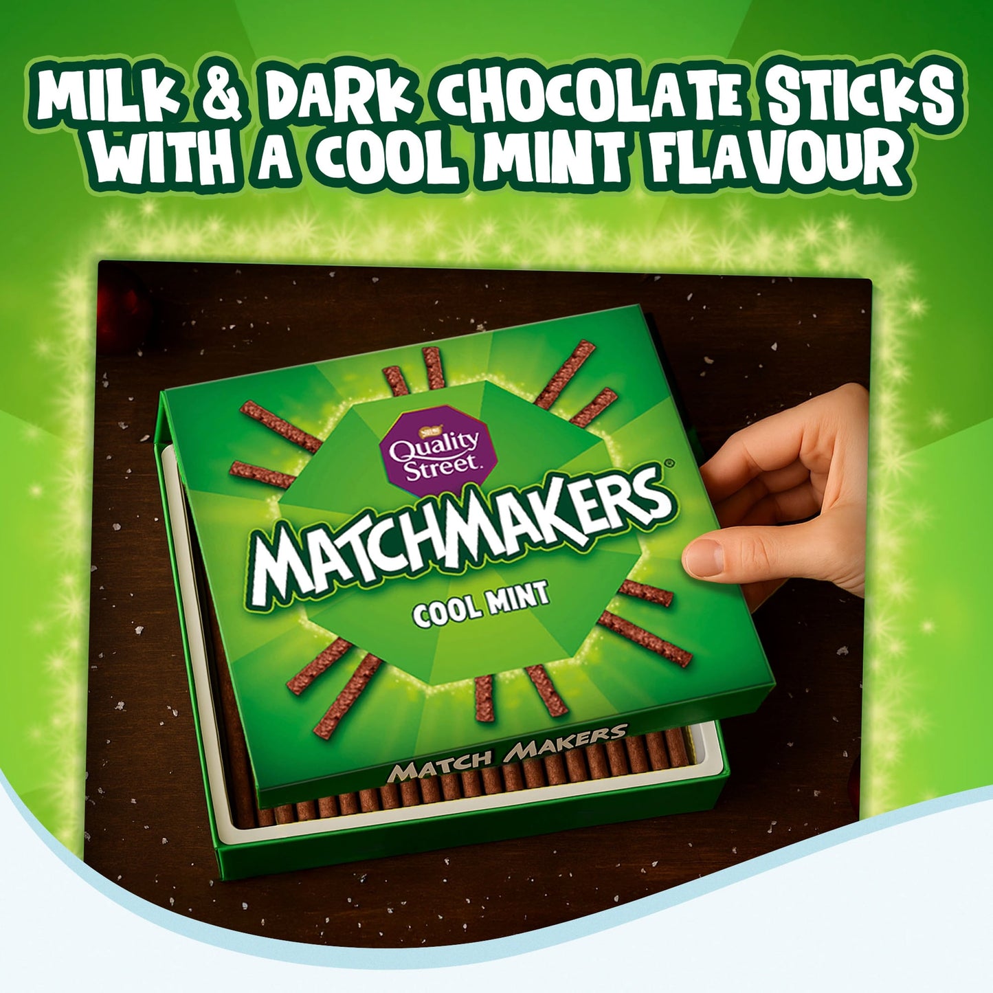 Quality Street Matchmakers Cool Mint Chocolate Box 120g — image 2